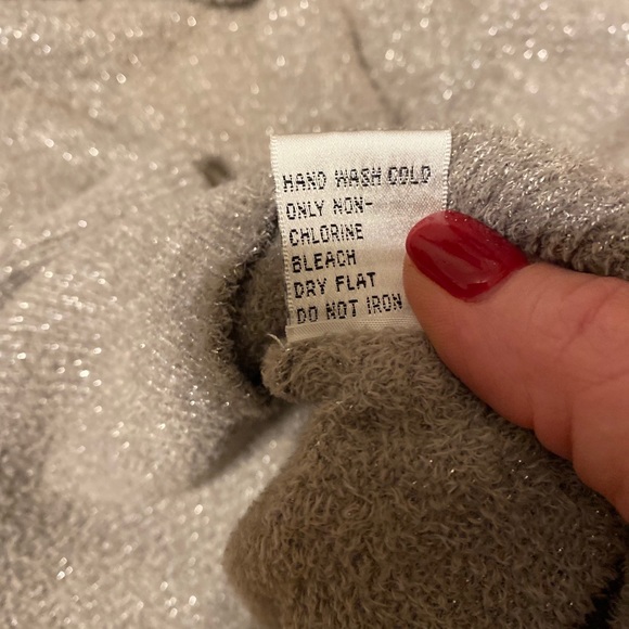 Sparkly cowl neck cache sweater - Picture 8 of 13